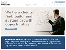 Tablet Screenshot of marketplanconsultants.com